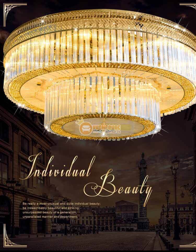 Đèn trần thủy tinh đẹp trang trí nội thất CM262-10